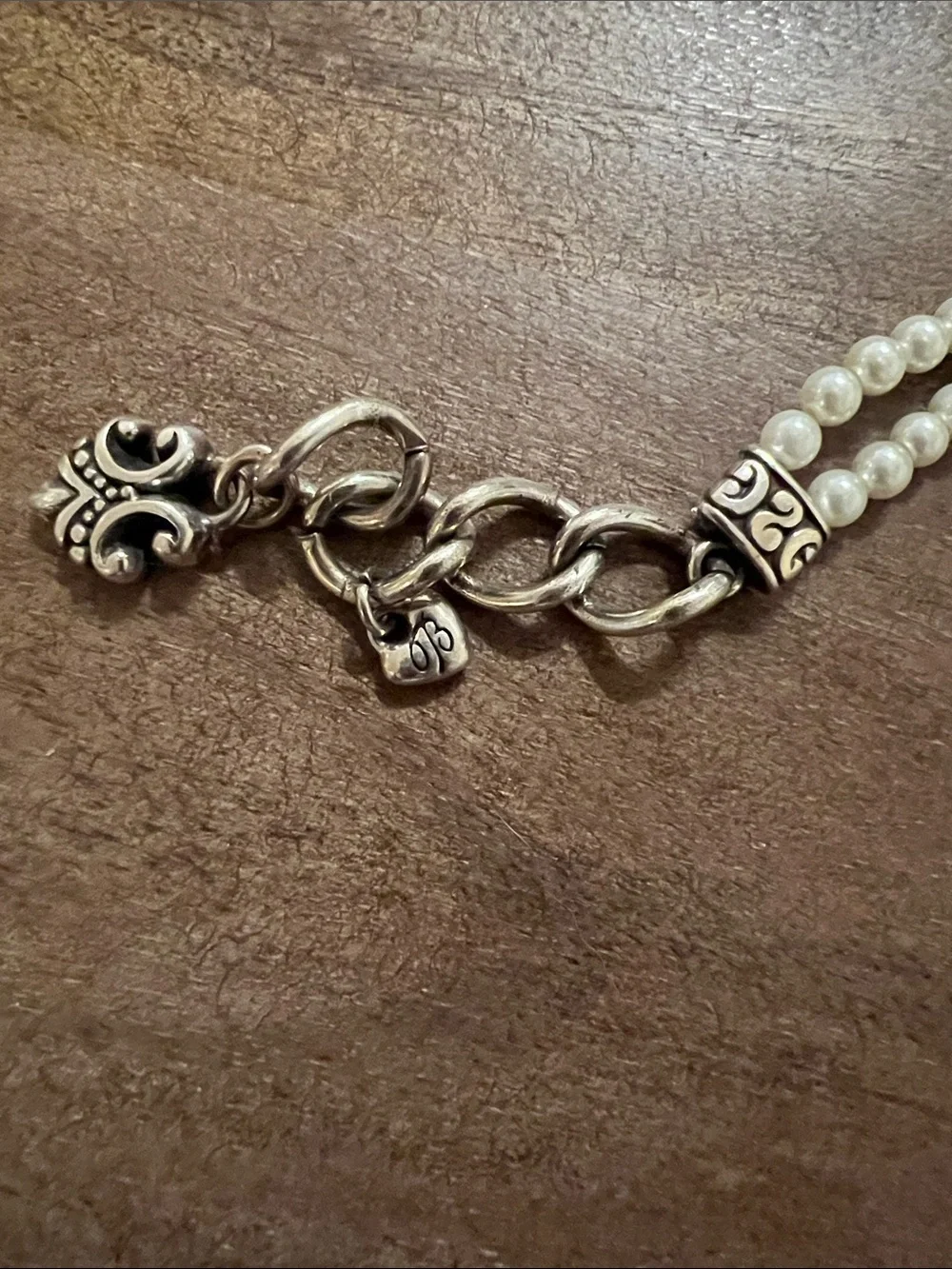 Brighton white bead
